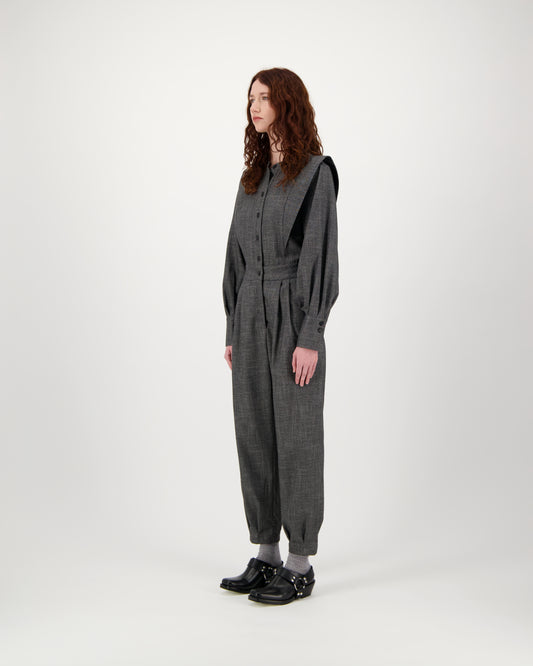 Jumpsuit EZTRA - black/grey