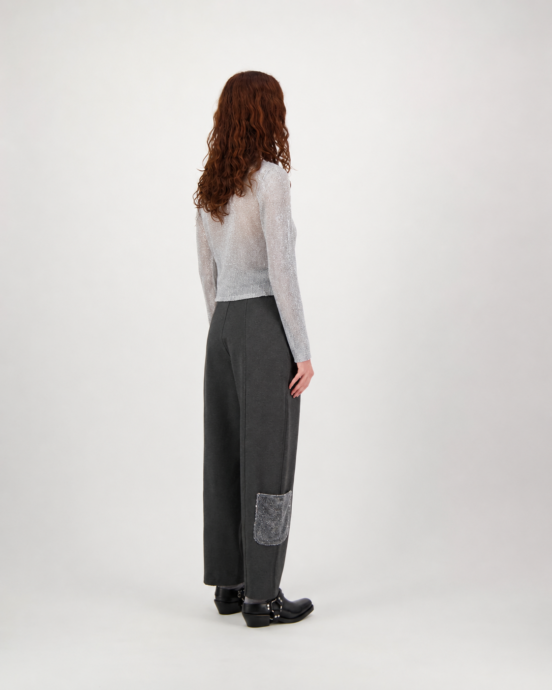 Top CARLOTTA - silver