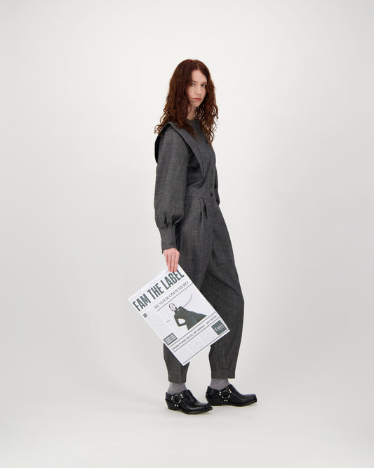 Jumpsuit EZTRA - black/grey