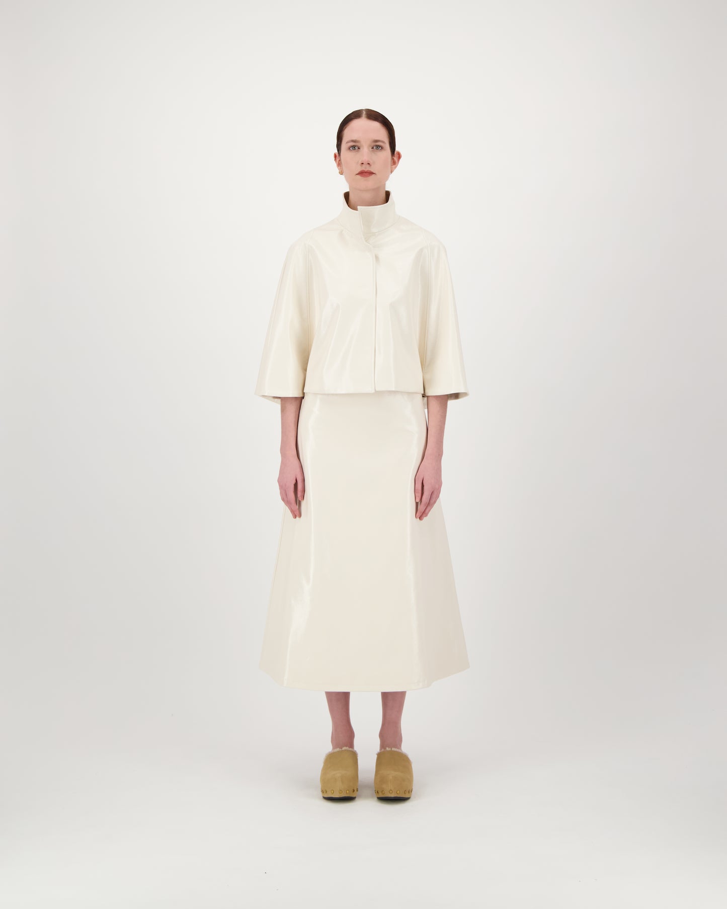 Skirt SKIA - offwhite laqué