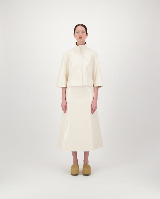 Skirt SKIA - offwhite laqué