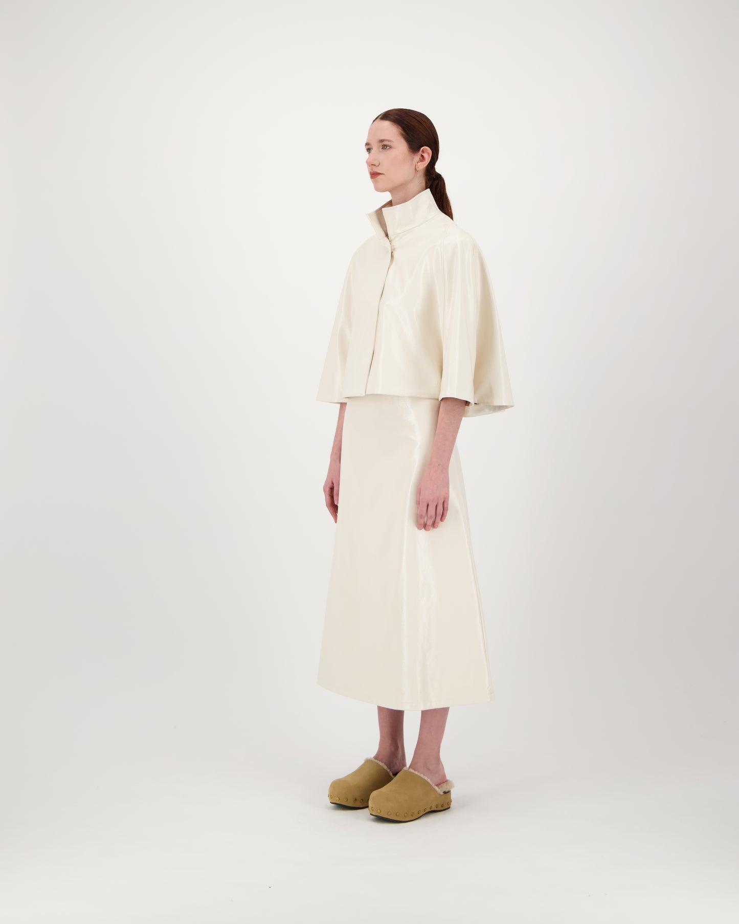 Blouse/Vest VALONIA - offwhite laqué