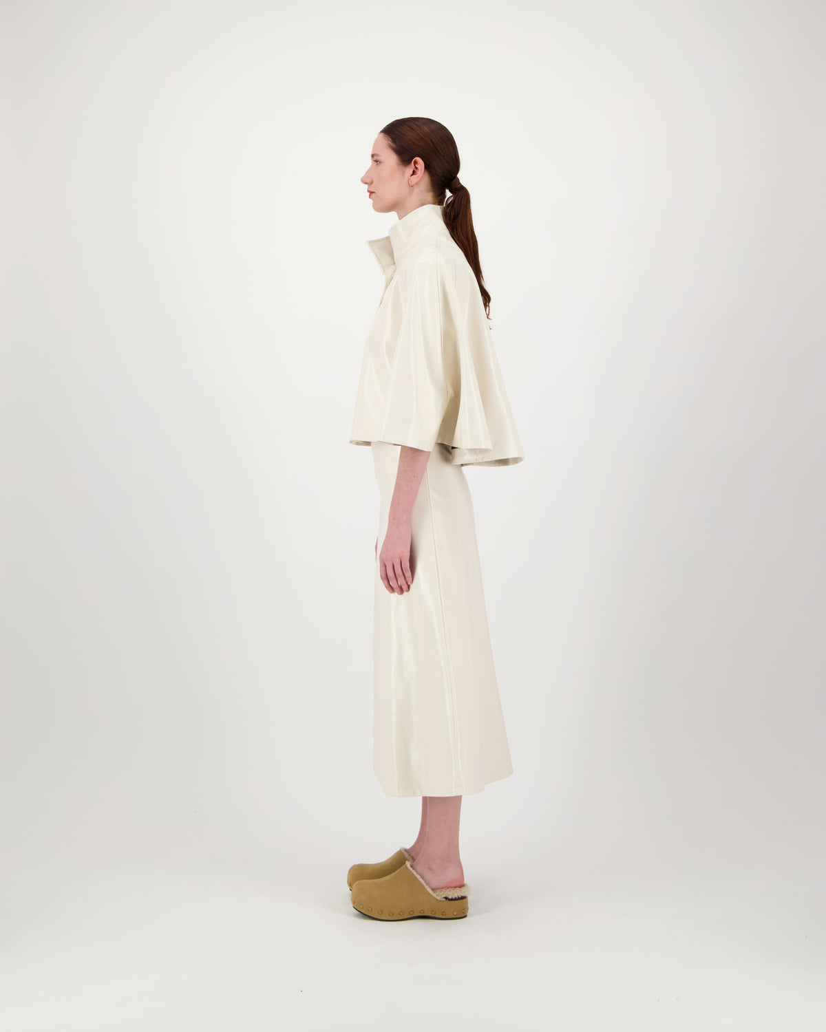 Blouse/Vest VALONIA - offwhite laqué