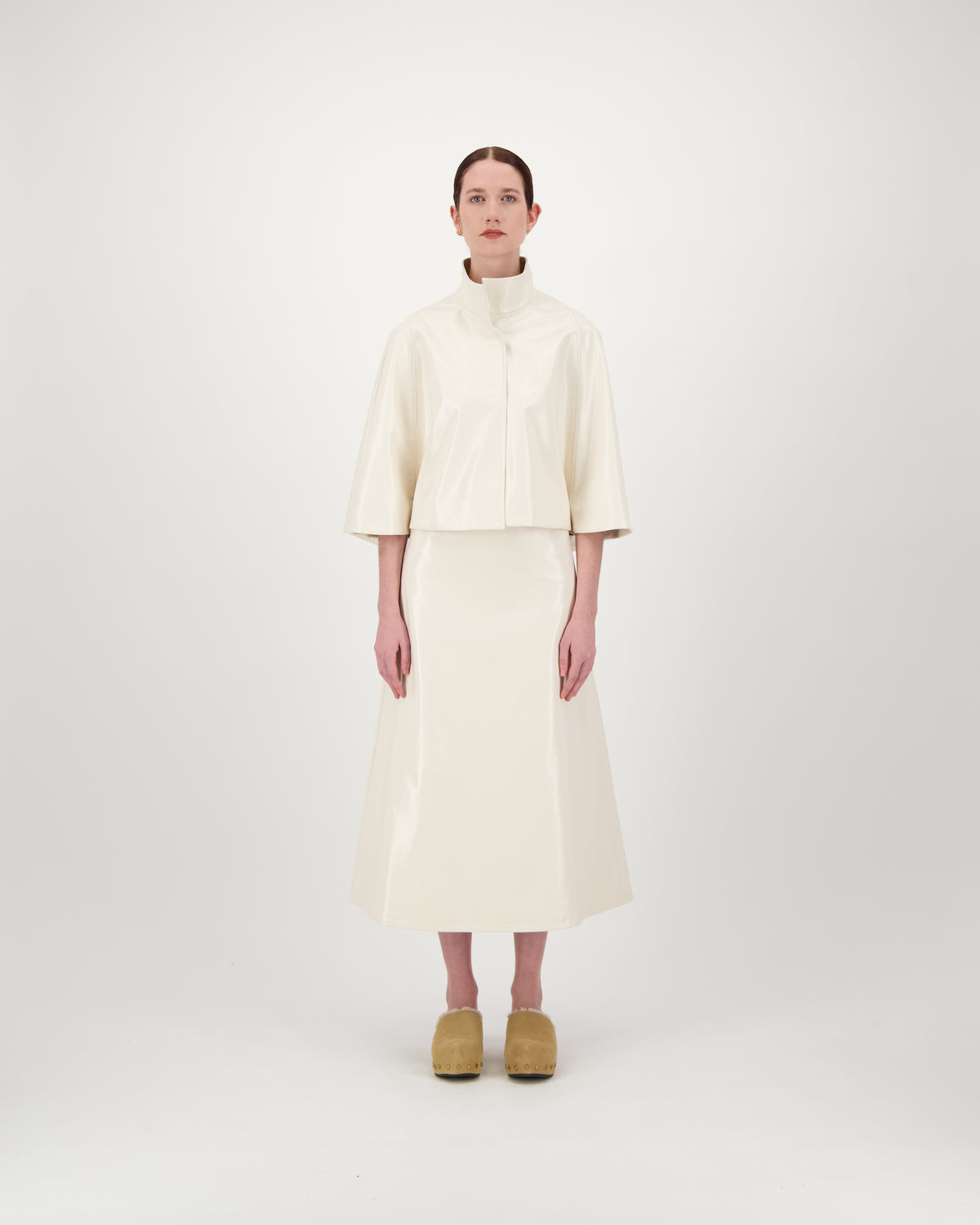 Blouse/Vest VALONIA - offwhite laqué
