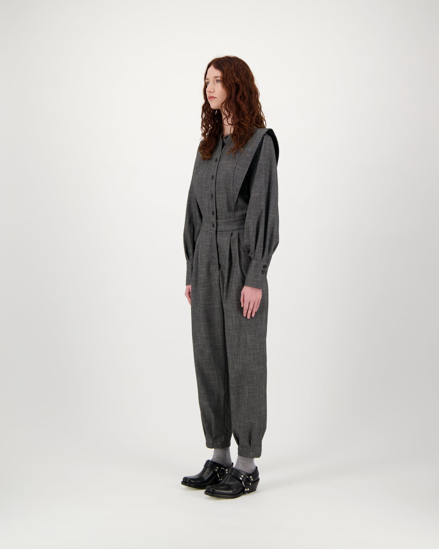 Jumpsuit EZTRA - black/grey