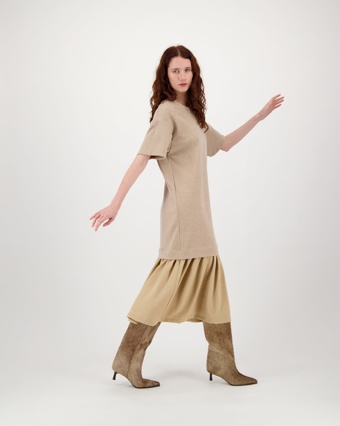 Dress CANDRA - beige