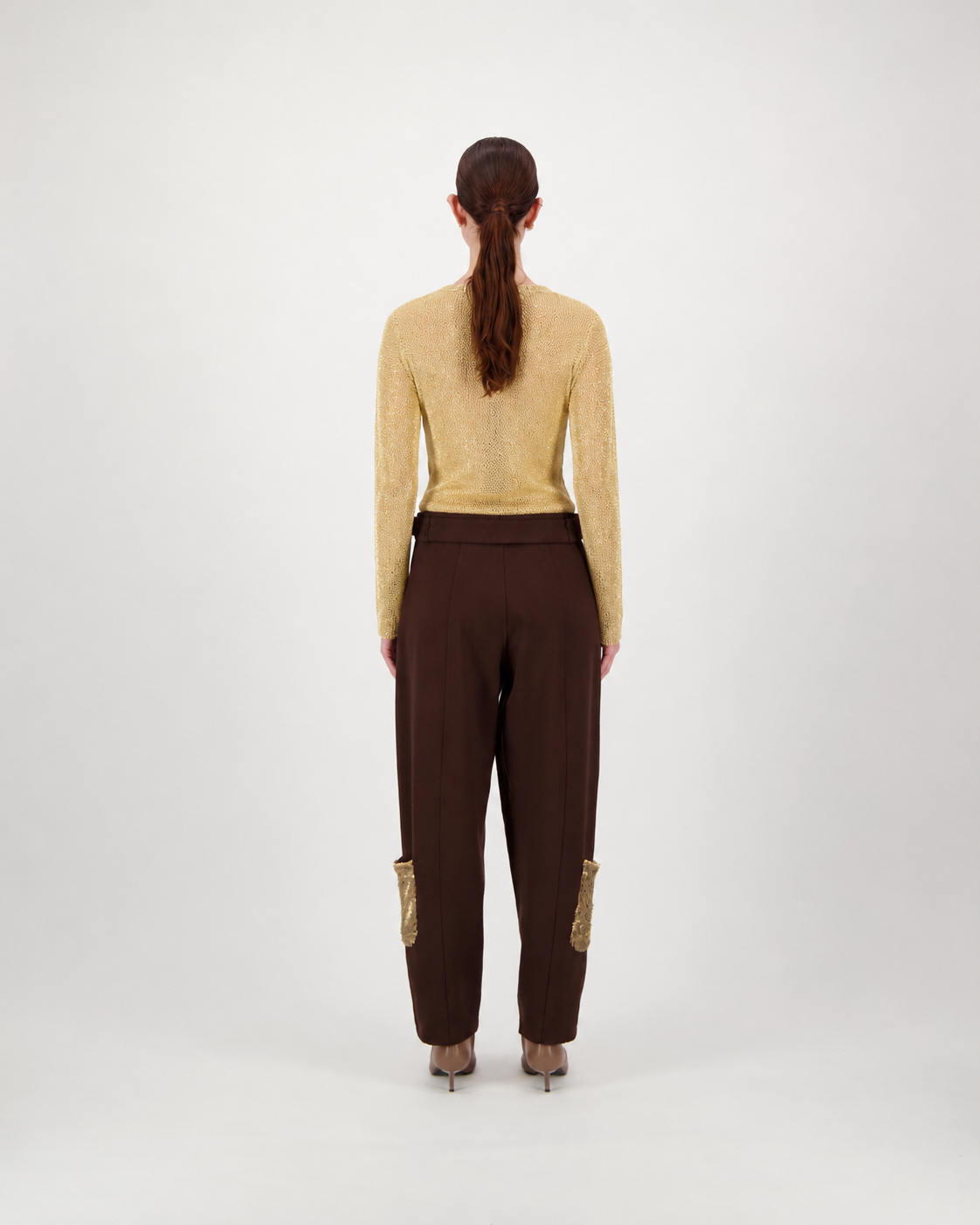 Top CARLOTTA - gold
