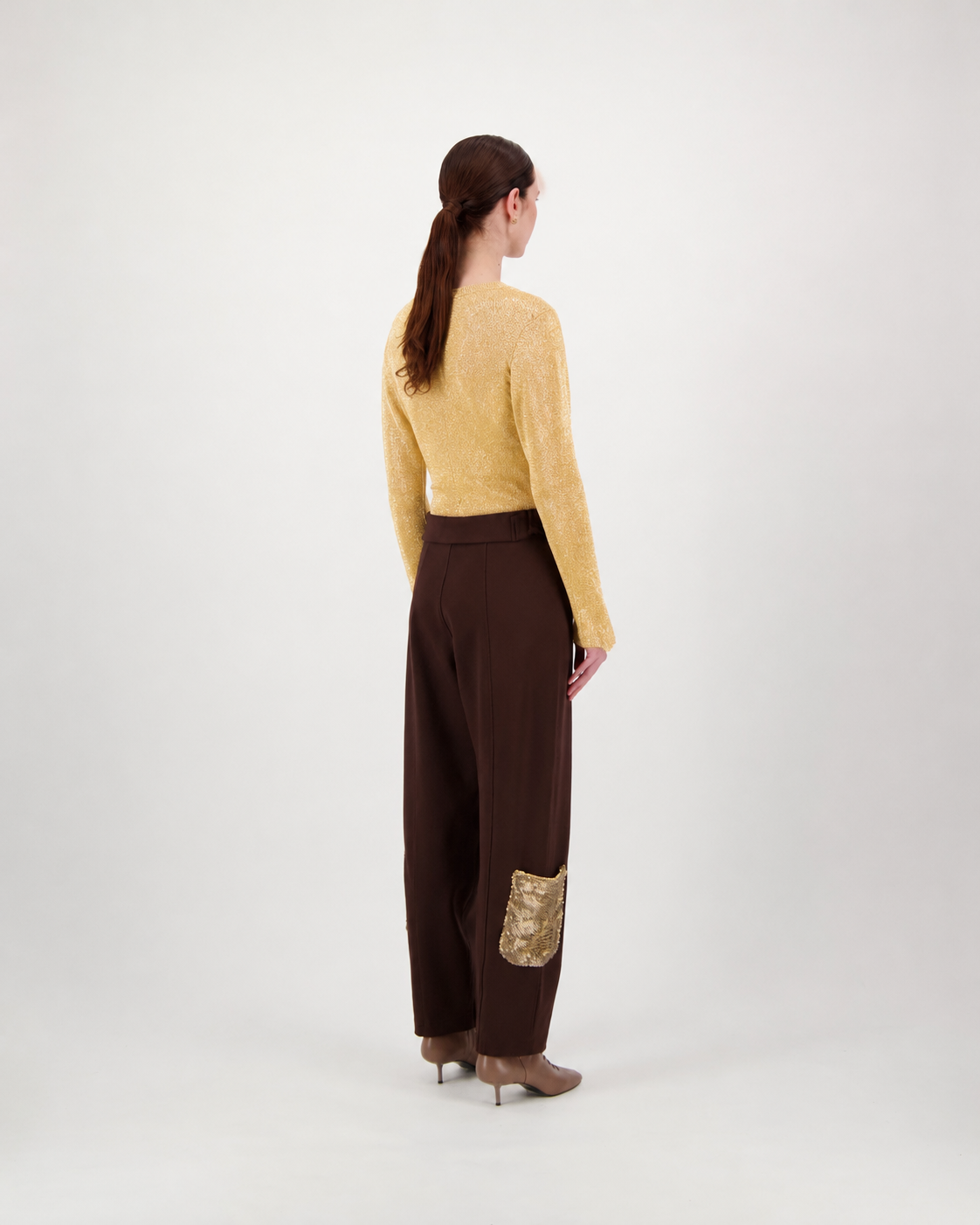 Top CARLOTTA - gold