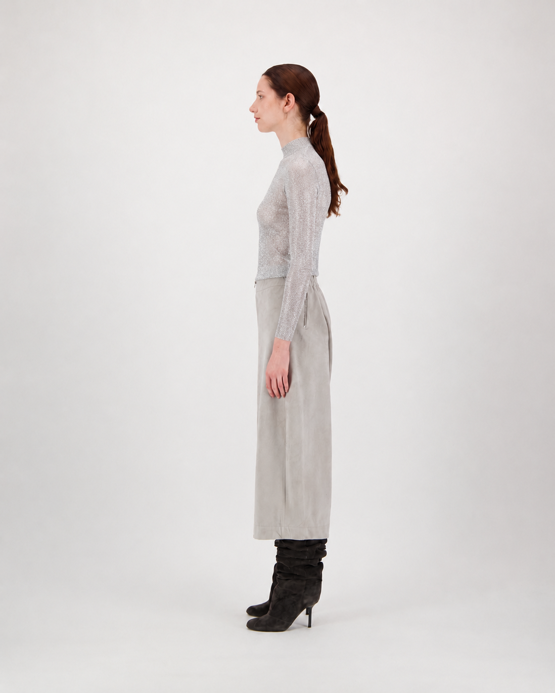 Top CARLOTTA - silver