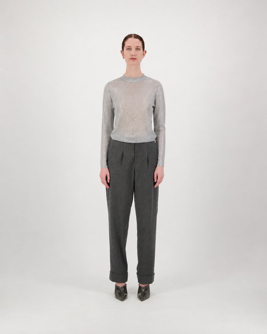 Top CARLOTTA - silver