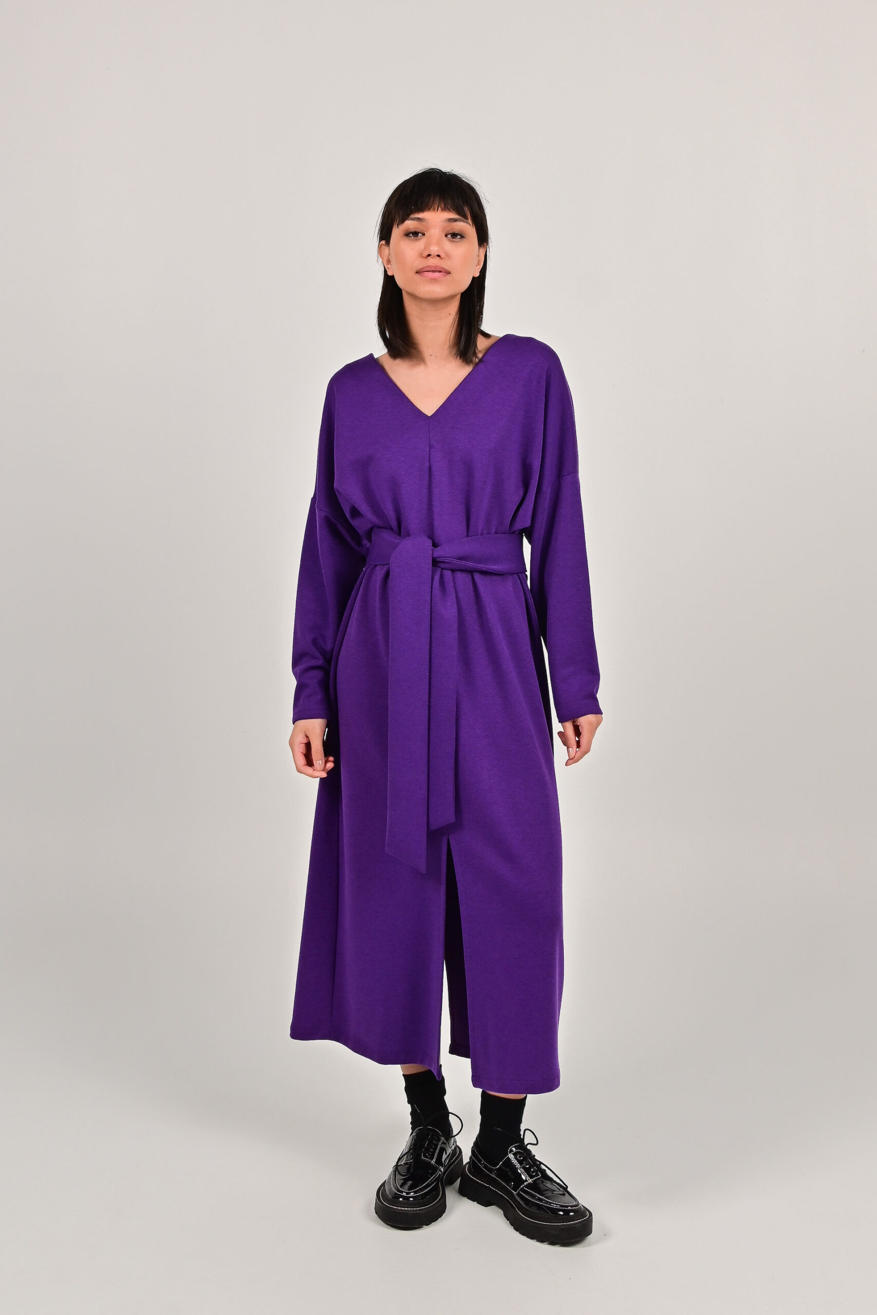 Cecile dress - purple Lyocell - FAM the label