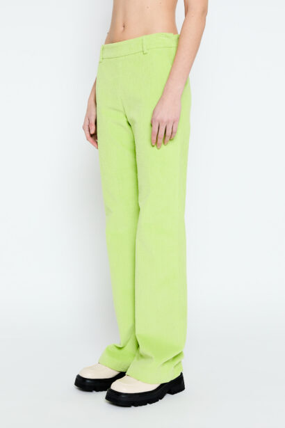 Kate trousers - lime corduroy